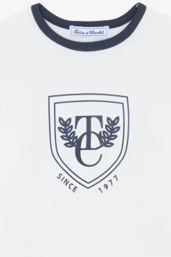 T-shirt Ecru écusson TC