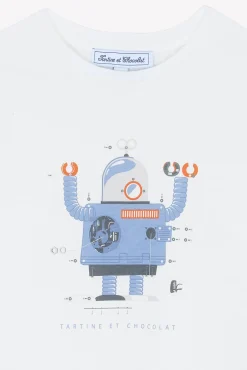 T-shirt Rouille illustration robot