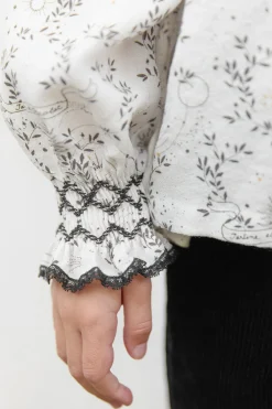 Tunique Ecru broderies