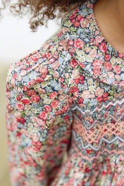 Tunique Tissu liberty manche smock